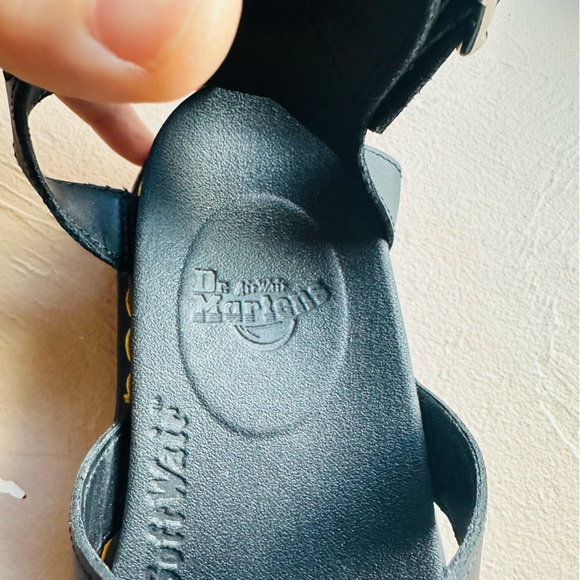 Dr. Martens Black Blaire Chunky Sandals Leather Size 5 - Picture 8 of 9